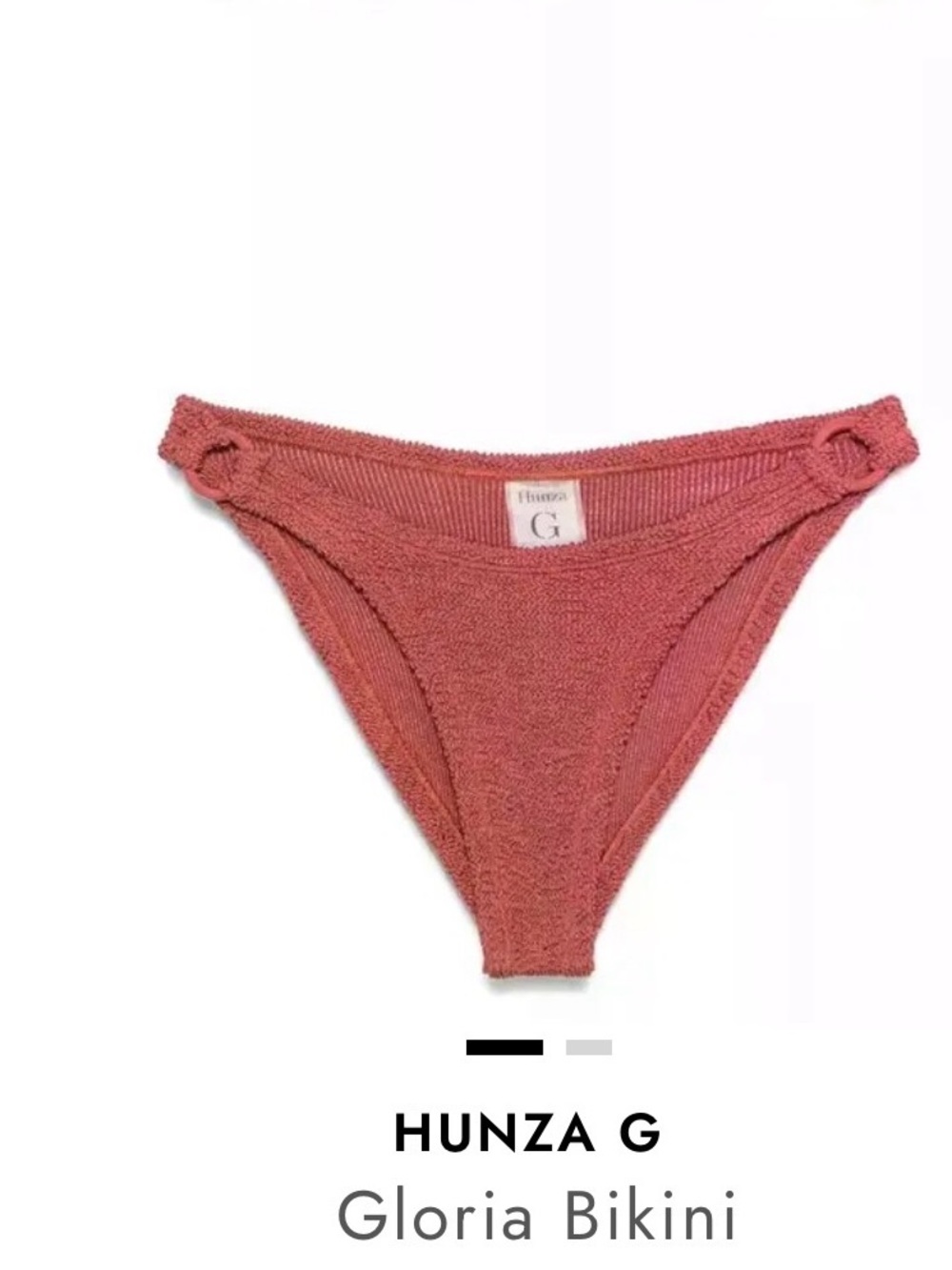 Hunza G Gloria Bikini Bottoms NEW